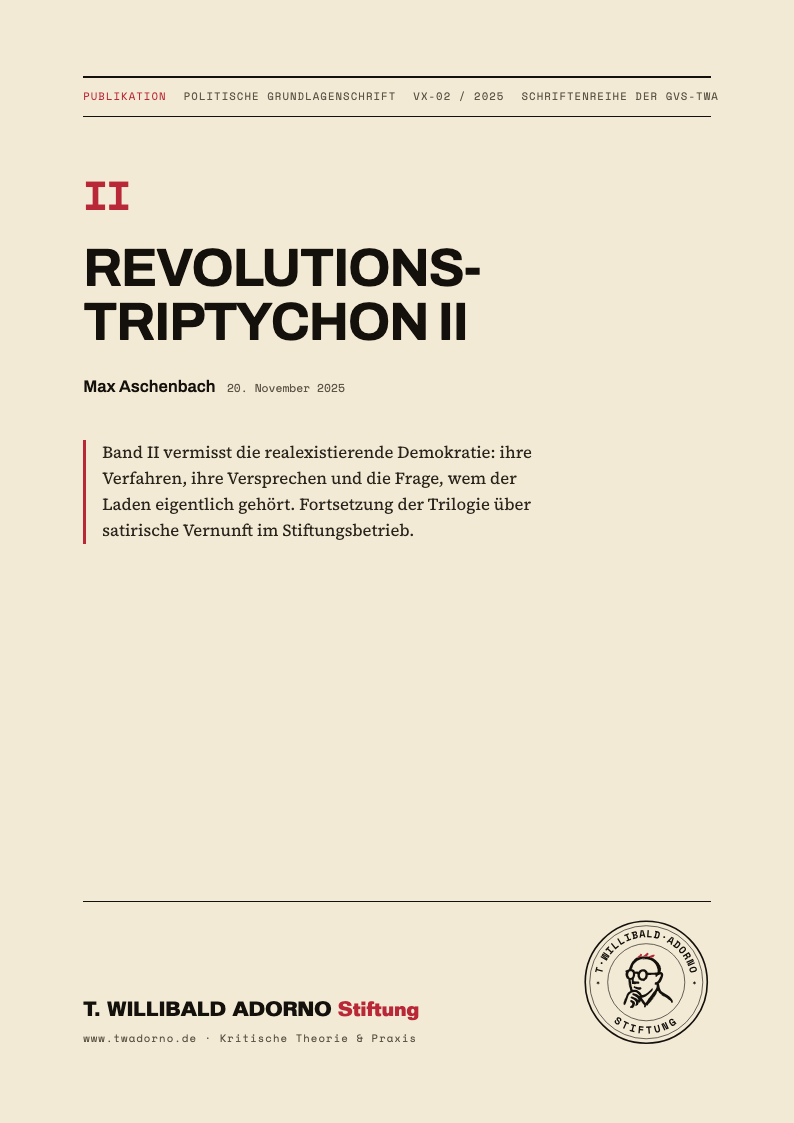 Titelseite der Druckfassung